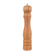 Popular Manual 10 inch wooden salt pepper grinder pepper mill